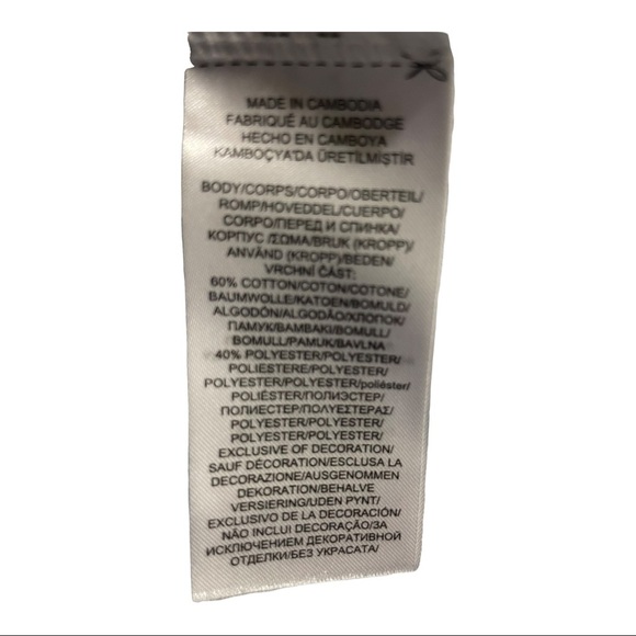 Lauren Ralph Lauren black label v neck top size small pattern. Baumwolle cotton - Picture 11 of 12